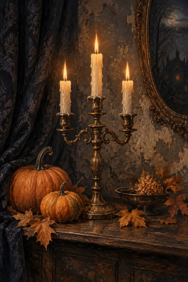 Vintage Halloween Evening Prints - Print 2 artwork