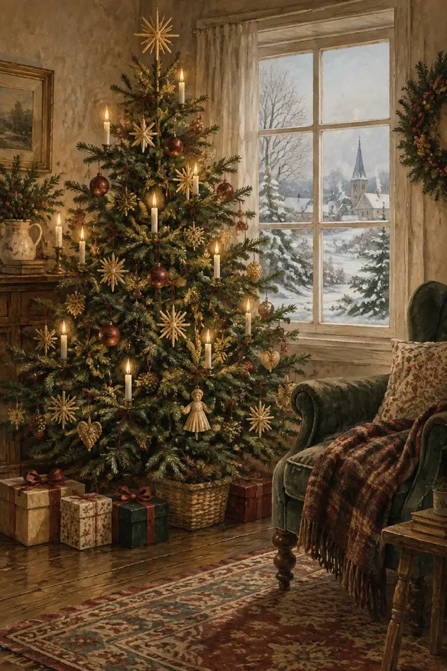 Old-World Christmas at Home Prints - Print 1 artwork
