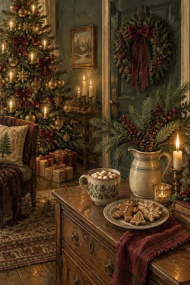 Old-World Christmas at Home Prints - Print 3 artwork