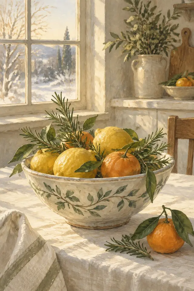 Winter Citrus Kitchen Prints - Print 1 artwork