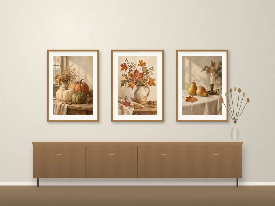 Autumn Harvest Kitchen Prints printable wall art