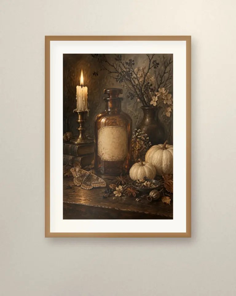 Halloween Apothecary Still Life Prints - Room view 3