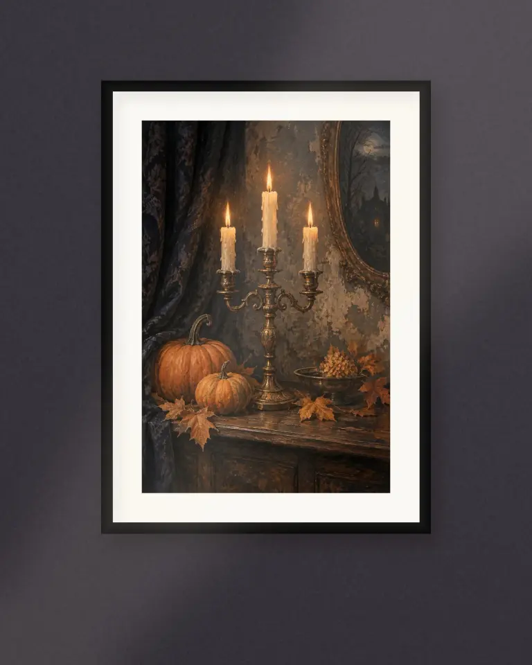 Vintage Halloween Evening Prints - Room view 4