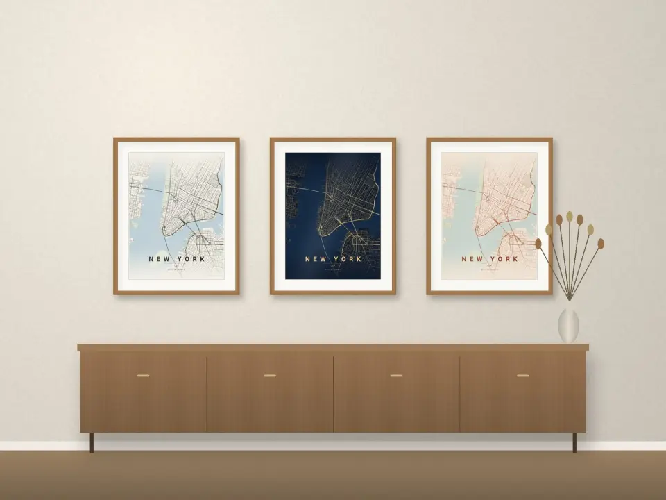 New York City Map Print - Room view 4