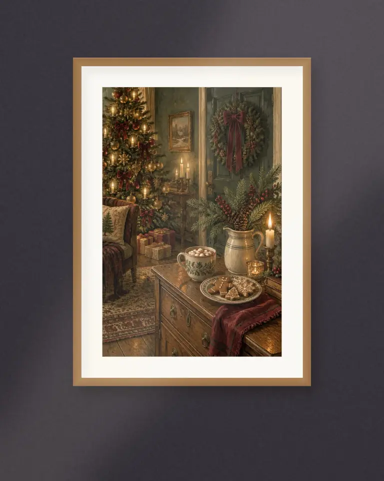 Old-World Christmas at Home Prints - Room view 5