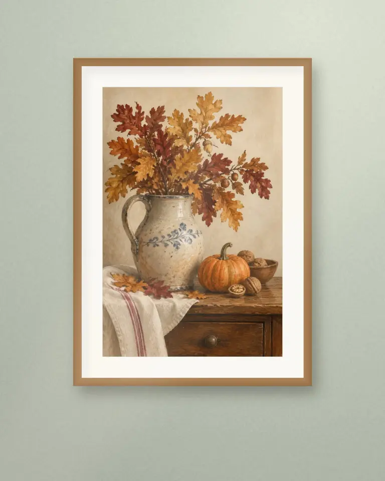 Thanksgiving Gathering Prints - Room view 4