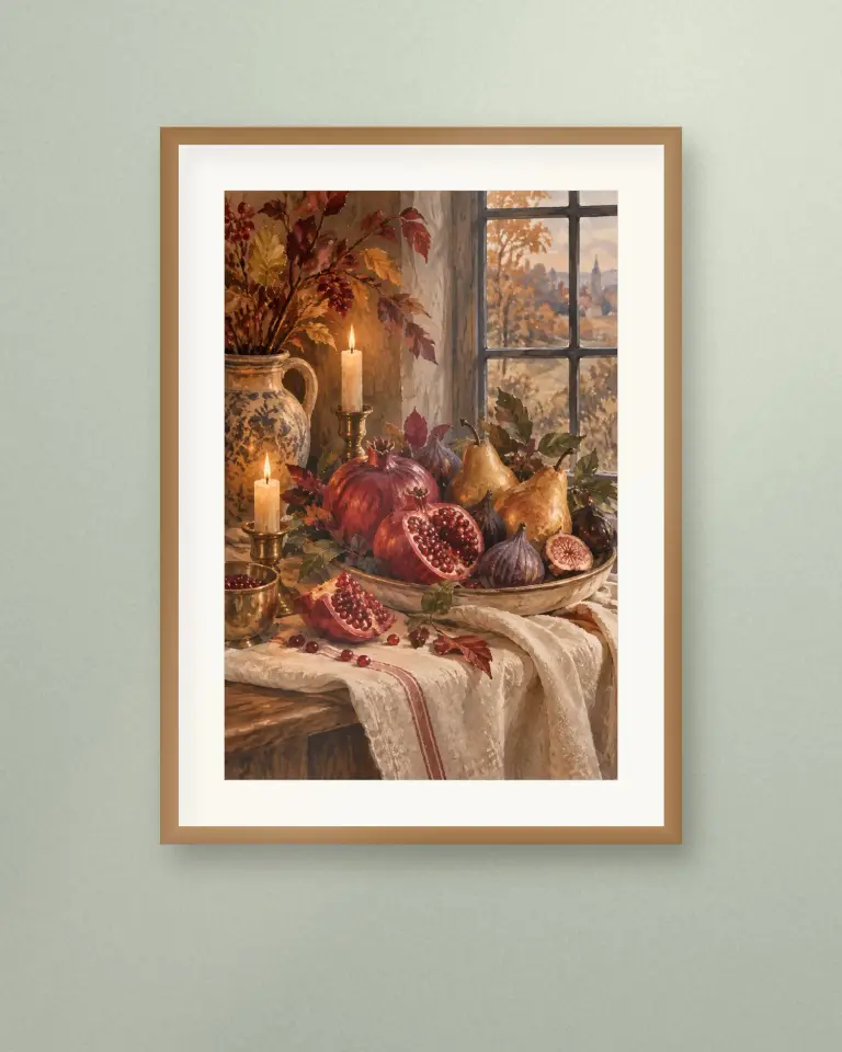 Thanksgiving Gathering Prints - Room view 5