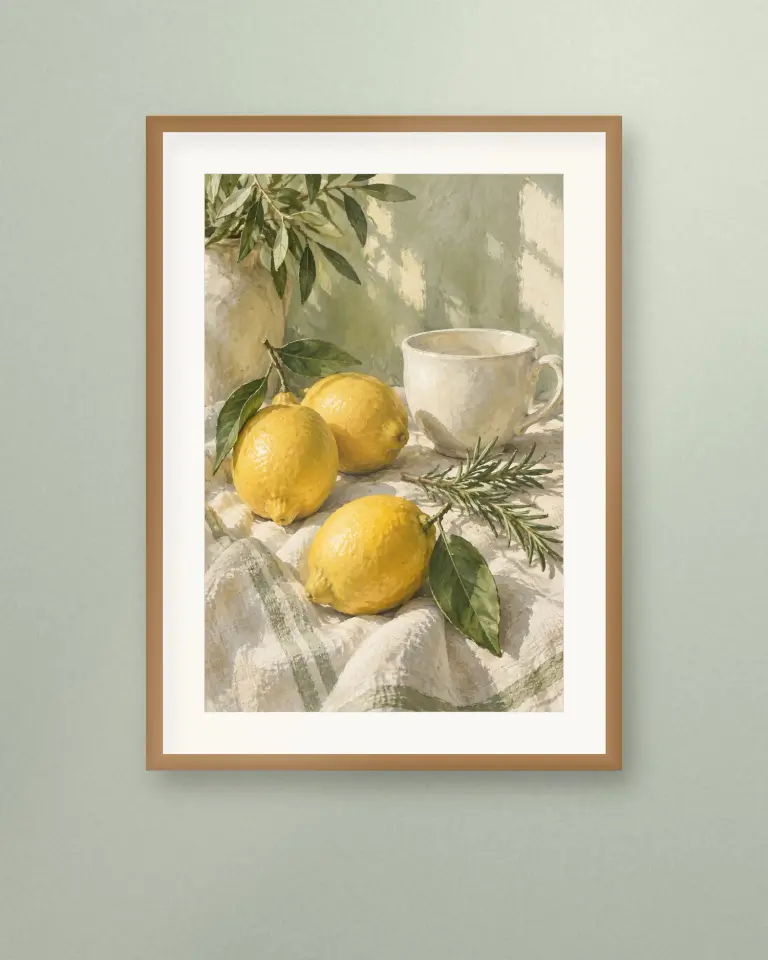 Winter Citrus Kitchen Prints - Room view 5